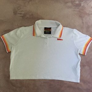 Polo style Wilson/Forever 21 Cropped Top Small